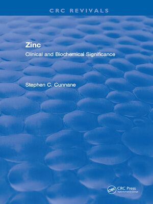 cover image of Zinc Clinical and Biochemical Significance